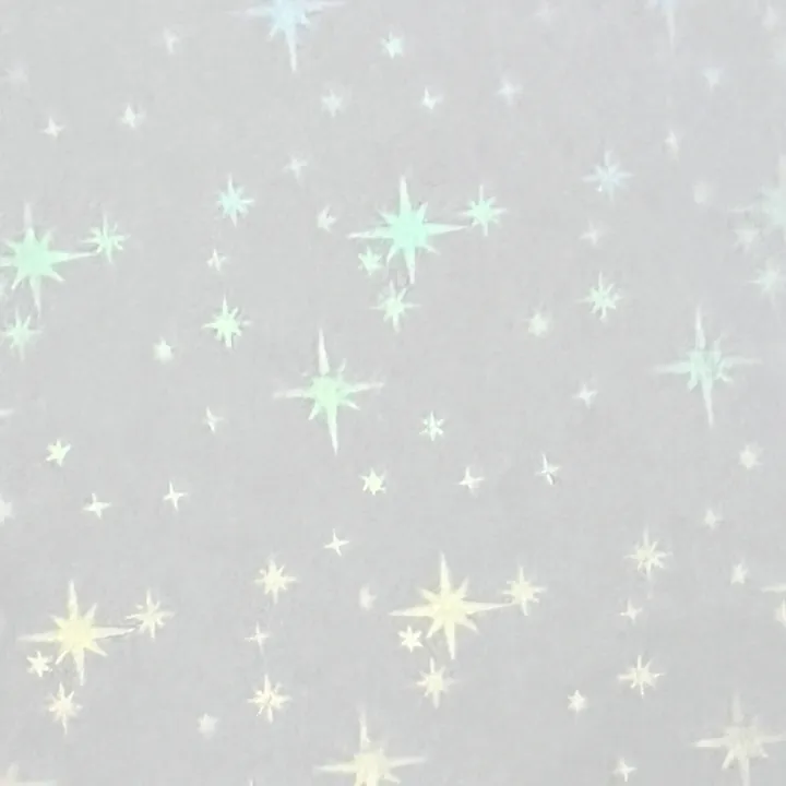 Close-up of the starry night laminate